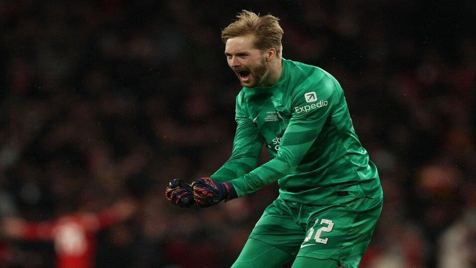Liverpool goalkeeper Caoimhin Kelleher